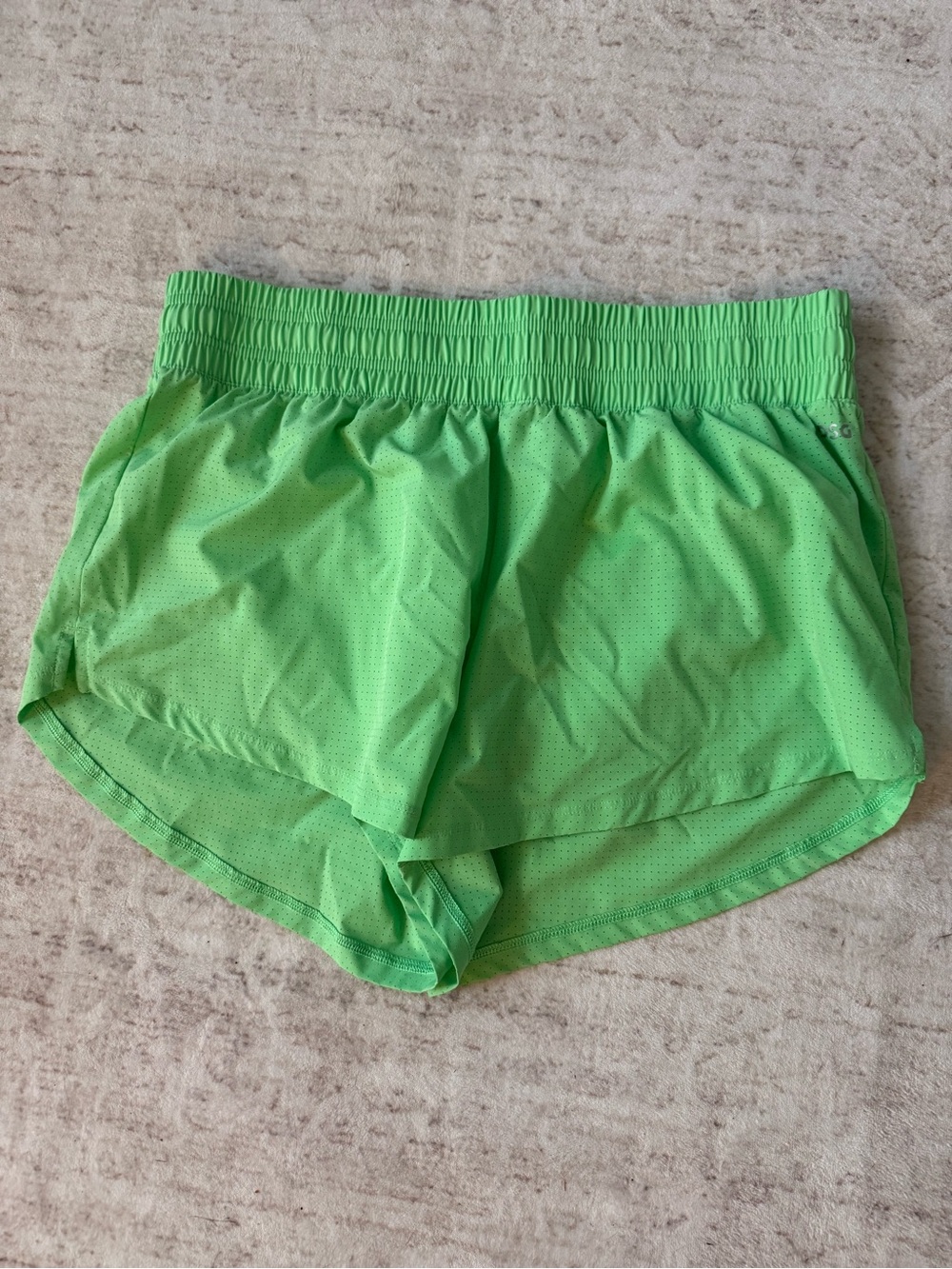 DSG Lime Green Women's Athletic Running Shorts